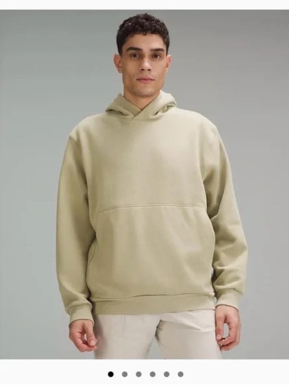 Lululemon Steady State Hoodie Pullover Sweatshirt Tan Khaki Size XS